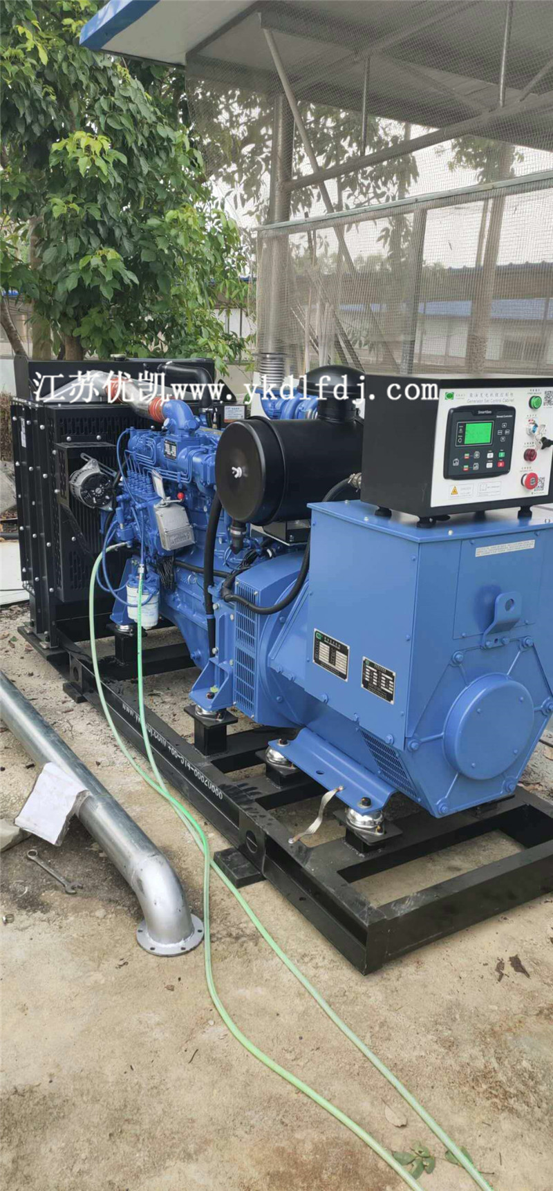 2020年10月13日，150KW玉柴發(fā)電機組交付廣西某養(yǎng)殖場使用