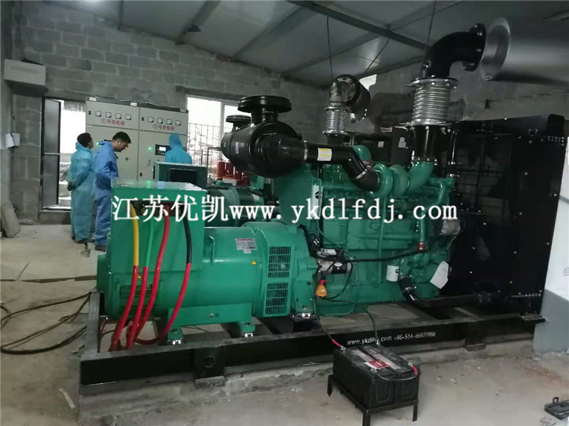 2020年11月14日，400KW重慶康明斯發(fā)電機組2臺并機交付養(yǎng)殖公司使用