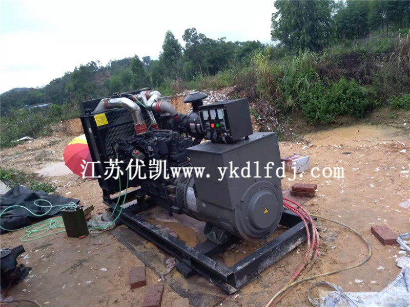 2021年7月31日，上柴股份150KW發(fā)電機組交付廣西某工廠使用